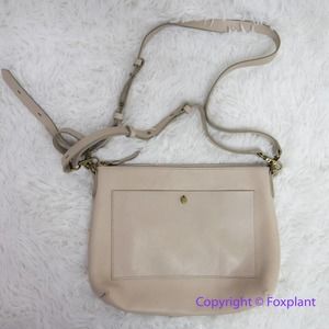 Madewell The Transport Shoulder Crossbody Bag in cream